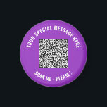 Plantilla de imán de color y texto para el Persona<br><div class="desc">Elija Colores y fuentes - Diseñe sus propios imanes personalizados con su código QR especial Información de análisis de información y regalo de imán de promoción de texto Personalizado o regalo de imán divertido personal - Añadir su código QR - Imagen - Foto o logotipo / y texto - Nombre...</div>