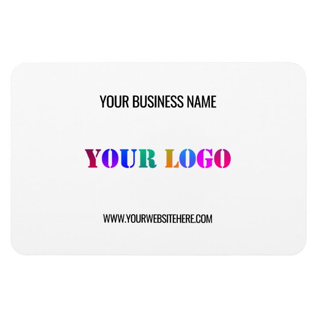 Plantilla de imán promocional de personalizado y t (Horizontal)