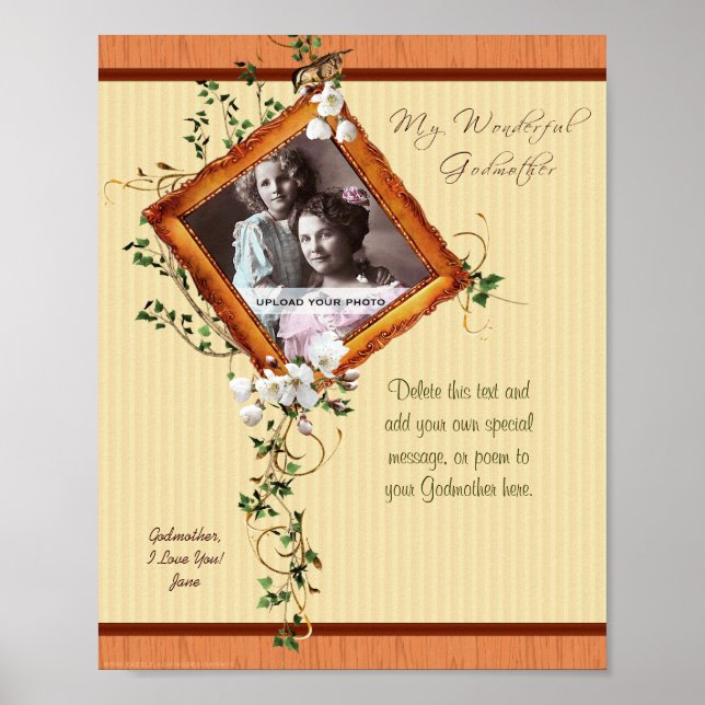 Plantilla de impresión de Personalizado fotográfic (Frente)