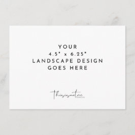 Plantilla de impresión de tarjetas 4,5x6,25" en ho