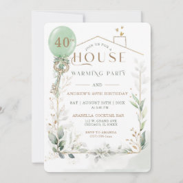 Plantilla de inauguración de casa y cumpleaños