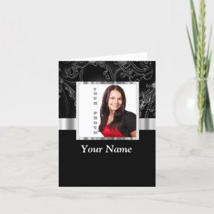 Plantilla de instagram barroca negra