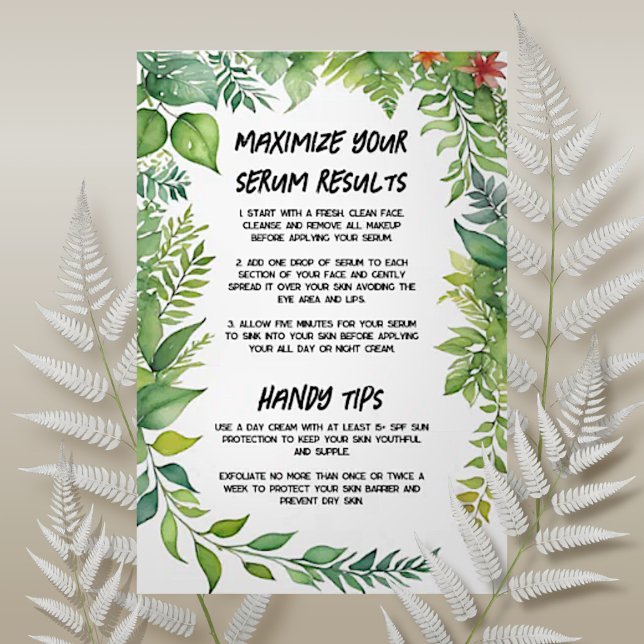 Plantilla de instrucciones de suero descargable (Subido por el creador)