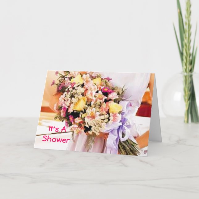 Plantilla de invitación a ducha (Anverso)