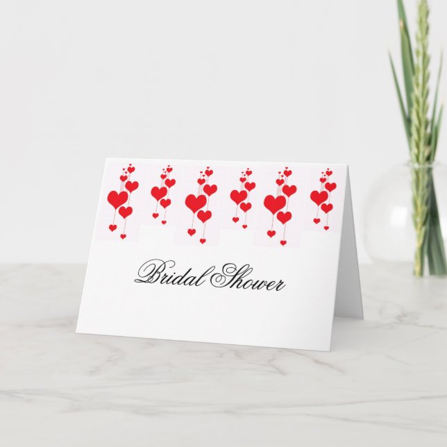Plantilla de invitación a ducha de novia (Anverso)
