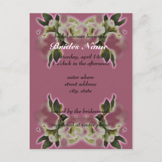Plantilla de invitación a ducha de novia