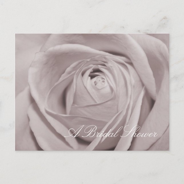 Plantilla de invitación a ducha de novia (Anverso)