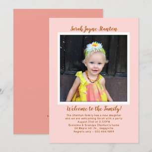 Plantilla de invitación a Fiesta de adopción por c