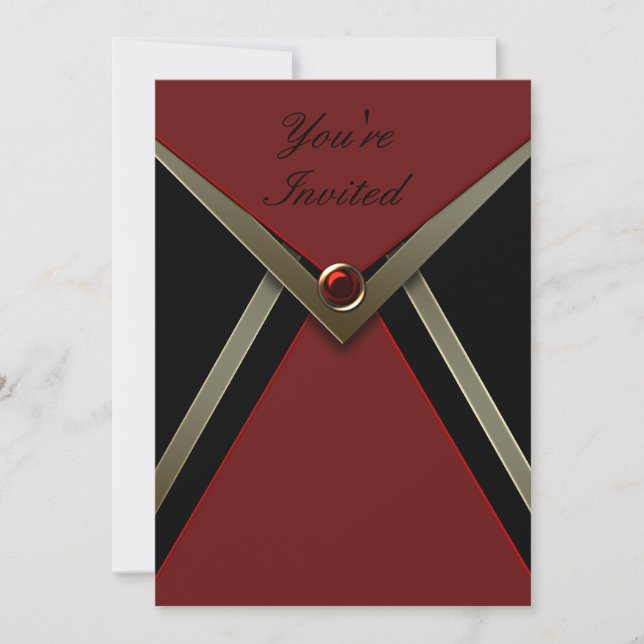 Plantilla de invitación a fiesta de cumpleaños de  (Anverso)