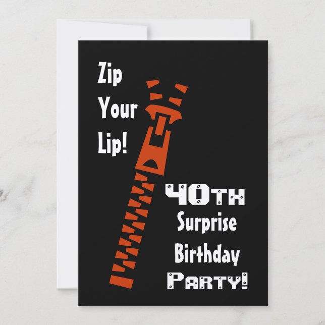 Plantilla de invitación a fiesta de cumpleaños núm (Anverso)