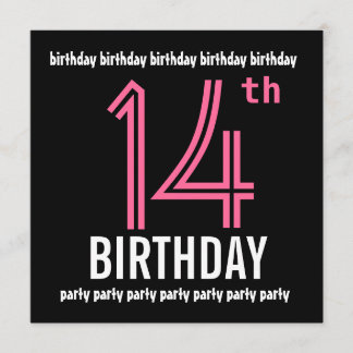 Plantilla de invitación a fiesta de cumpleaños núm