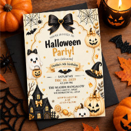 plantilla de invitación a fiesta de Halloween