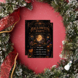 Plantilla de invitación a fiesta de Halloween | Ed