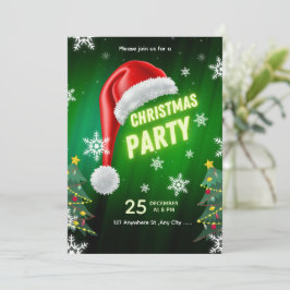 Plantilla de Invitación a Fiesta de Navidad