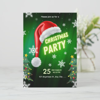 Plantilla de Invitación a Fiesta de Navidad