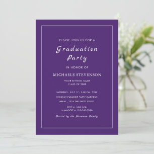 Plantilla de invitación a graduación de su Persona