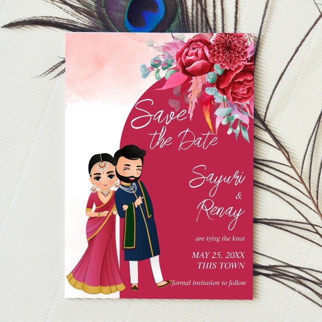 Plantilla de invitación a la boda india (Subido por el creador)