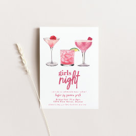 Plantilla de invitación a la cena nocturna de chic