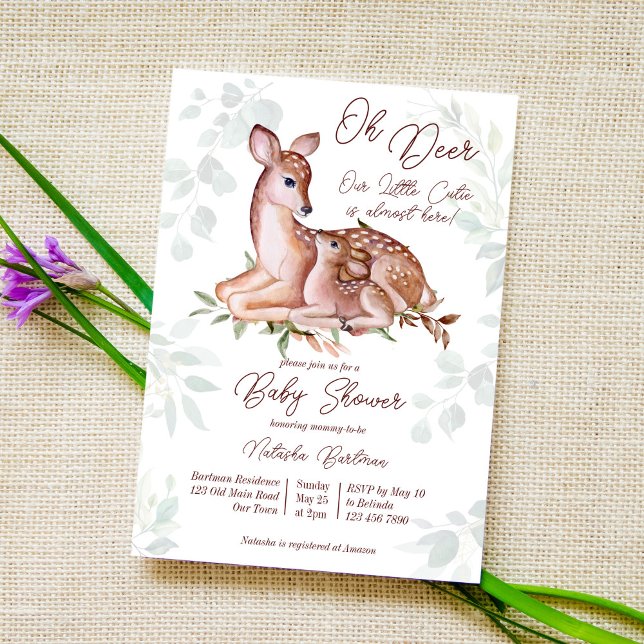 Plantilla de invitación a la ducha de bebé de cier (Subido por el creador)