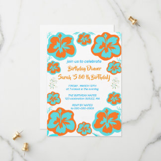 Plantilla de invitación a la fiesta de cumpleaños 