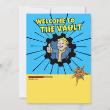 Plantilla de invitación a la fiesta de Fallout