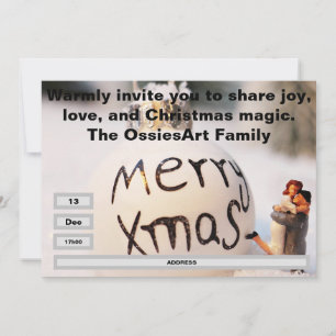 plantilla de invitación a la fiesta de Navidad