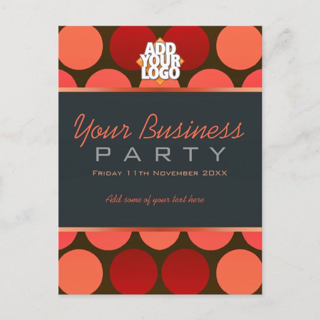 Plantilla de invitación a la fiesta del taller de  (Anverso)