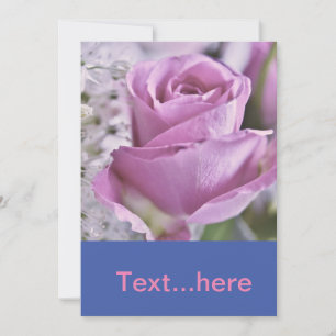 Plantilla de invitación a tarjeta de boda