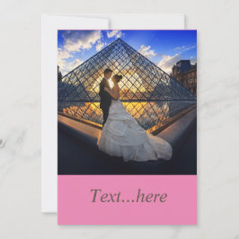 Plantilla de invitación a tarjeta de boda