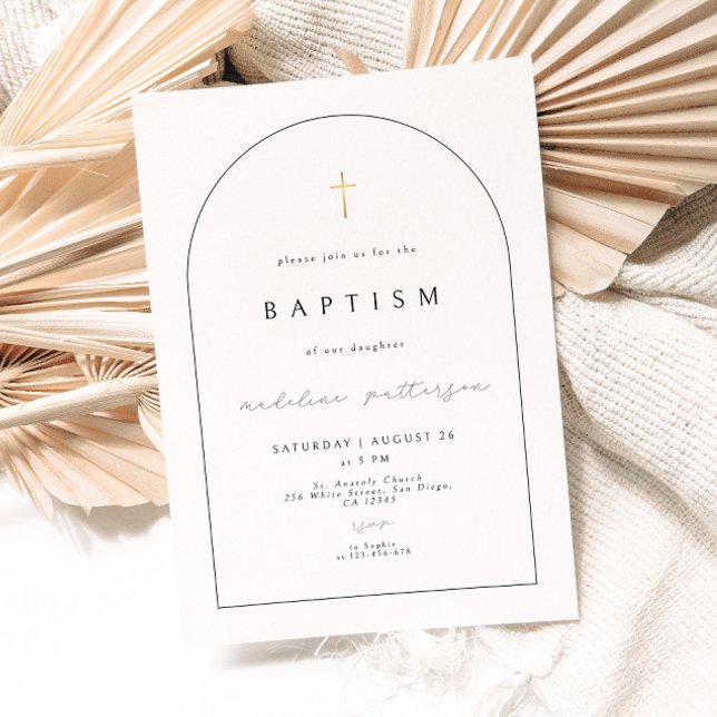 Plantilla de invitación al bautismo, bautismo edit (Subido por el creador)