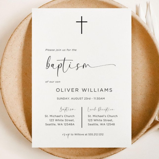 Plantilla de invitación al bautismo, invitación al (Subido por el creador)