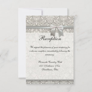 Plantilla de invitación al personalizable de recep