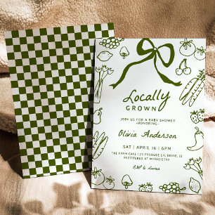 Plantilla de invitación Baby Shower de creación lo