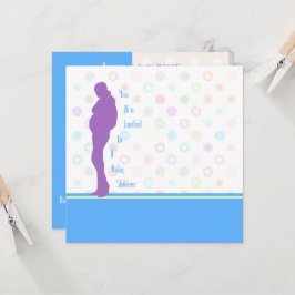 Plantilla de invitación Baby Shower de Mod Mom