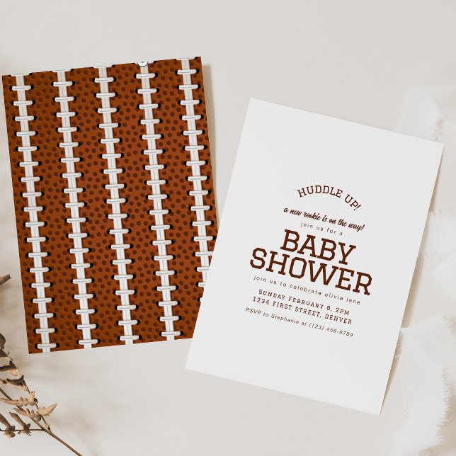 Plantilla de invitación Baby Shower para tema de f (Subido por el creador)