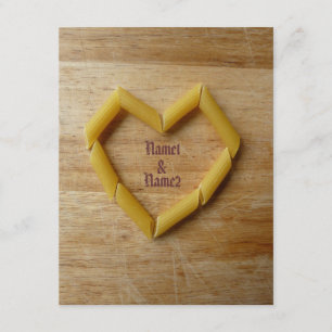 Plantilla de invitación de amor Penne