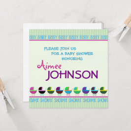 Plantilla de invitación de Baby Shower