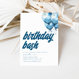 Plantilla de invitación de Bash de Cumpleaños con 