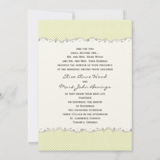 Plantilla de invitación de boda