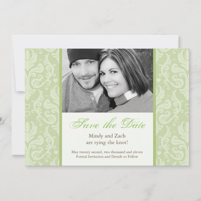 Plantilla de invitación de boda (Anverso)