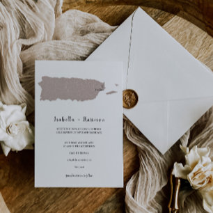 Plantilla de Invitación de Boda BRILLANTÍSIMA Puer