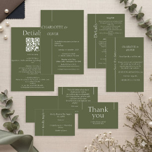 Plantilla de Invitación de Boda Clásica Elegante D