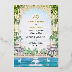 Plantilla de Invitación de Boda Compromiso
