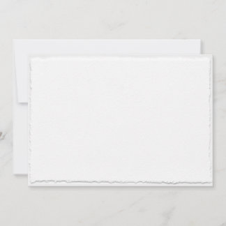 Plantilla de invitación de boda con borde desfleca