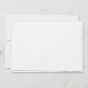 Plantilla de Invitación de Boda con Borde Desgarra