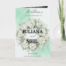 Plantilla de Invitación de Boda con Flores Blancas