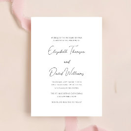plantilla de invitación de boda digital en blanco 