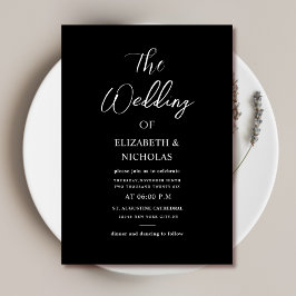 plantilla de invitación de boda digital en blanco 