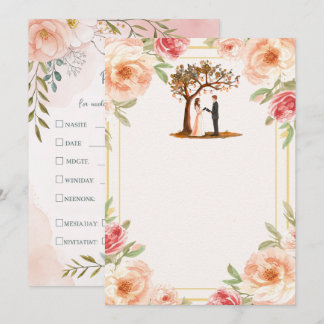 Plantilla de Invitación de Boda Editable Personali