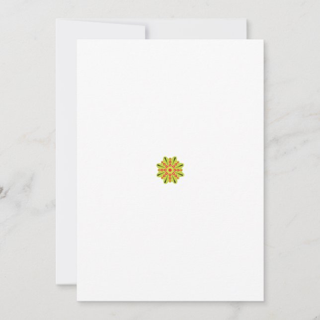 Plantilla de invitación de boda editable | RSVP Po (Anverso)